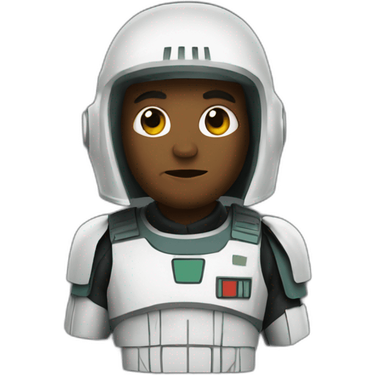 Un combat star wars emoji