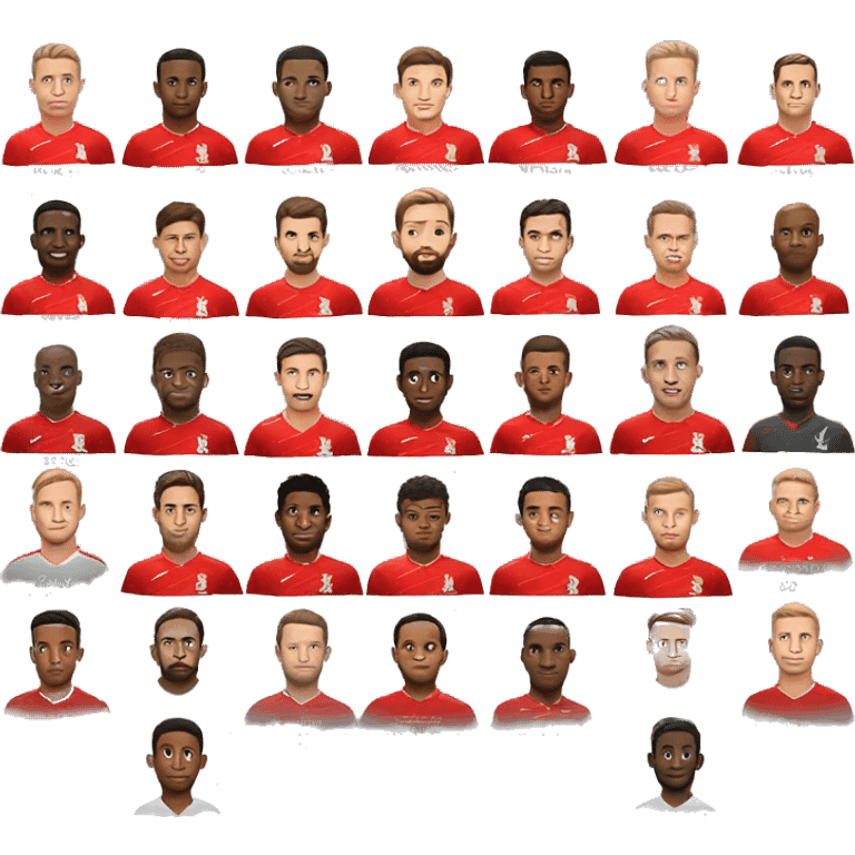 Liverpool players emoji