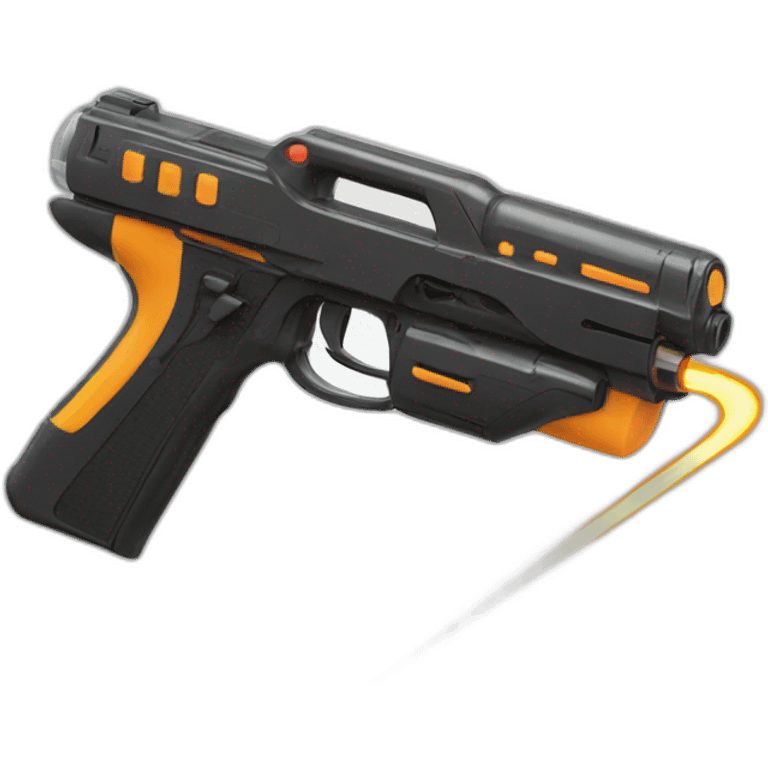 Tri lazer gun emoji