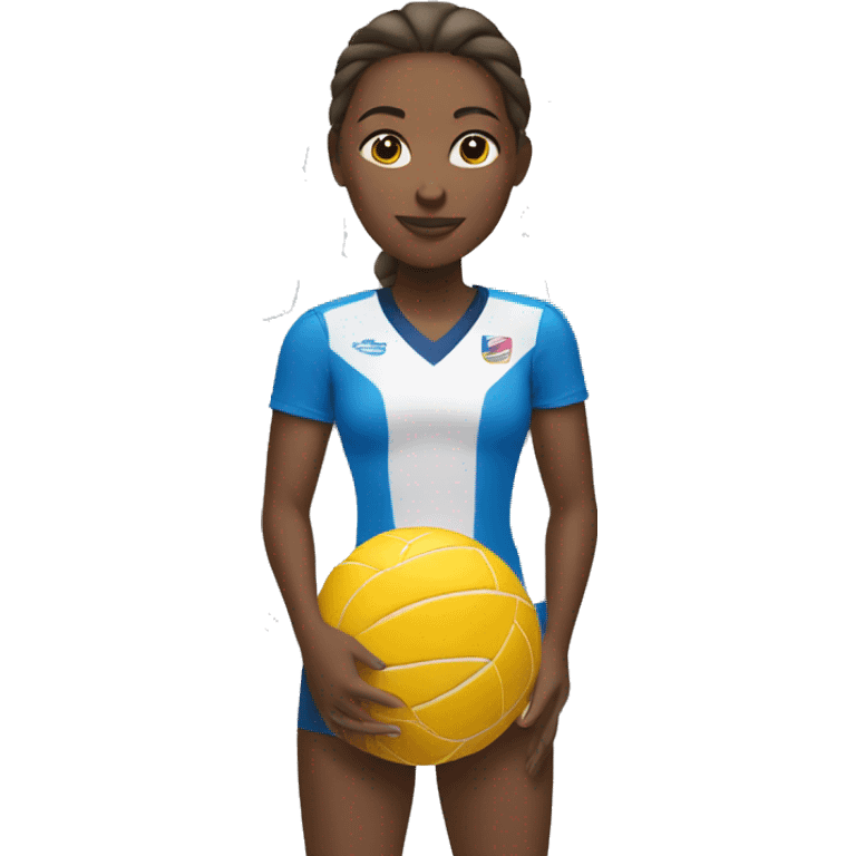 summer olympics girl playing volleyball emoji