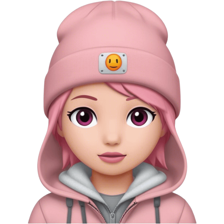 Carhartt beanie dusty pink color emoji