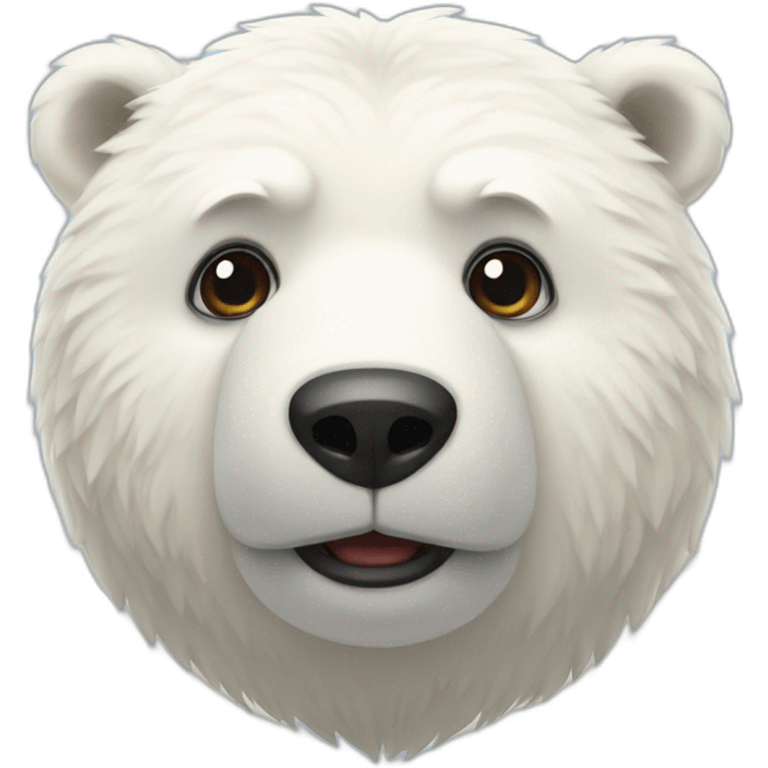 Oso polar emoji