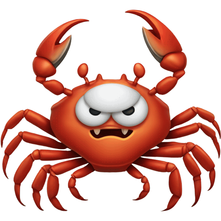 Angry crab emoji