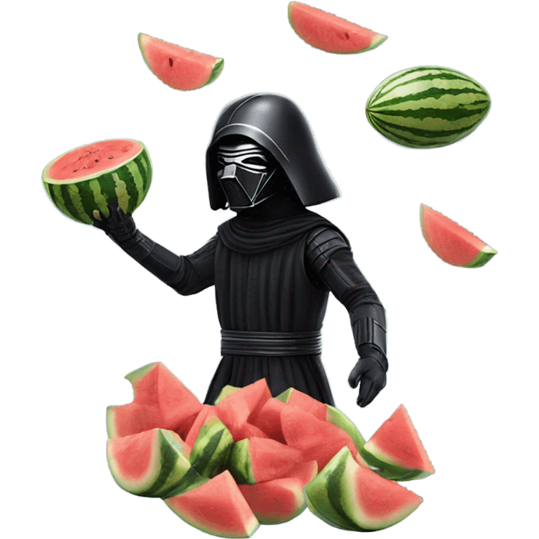 Kylo ren juggling water melons emoji