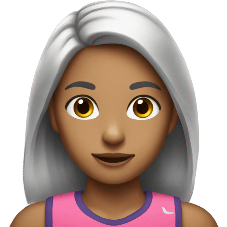 Sportive girl emoji