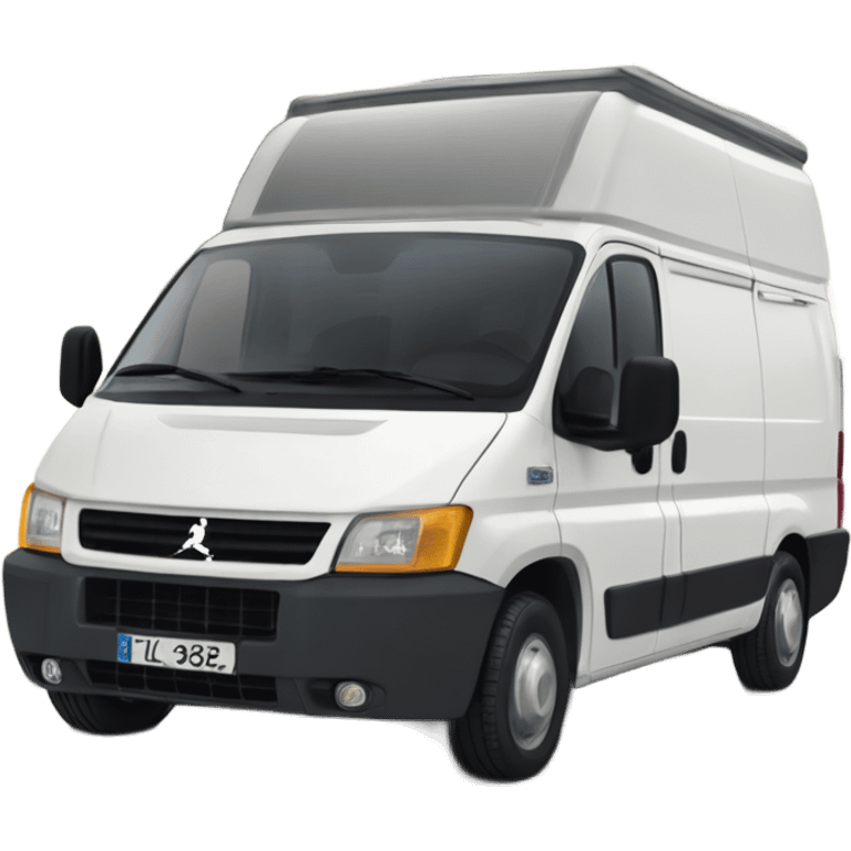 Peugeot Boxer als Van mit zwei fenster seitlich emoji