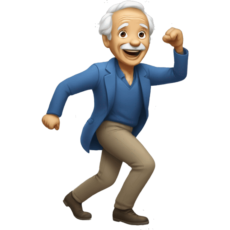 old man dancing emoji