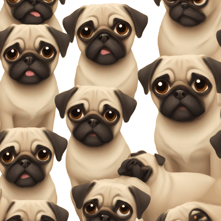 Pug inlove emoji