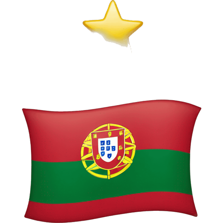 Portugal flag with 5 stars underneath  emoji