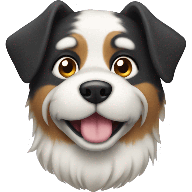 Dog with waggy tail emoji