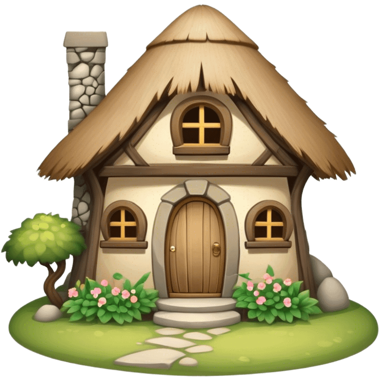 Fairy cottage emoji