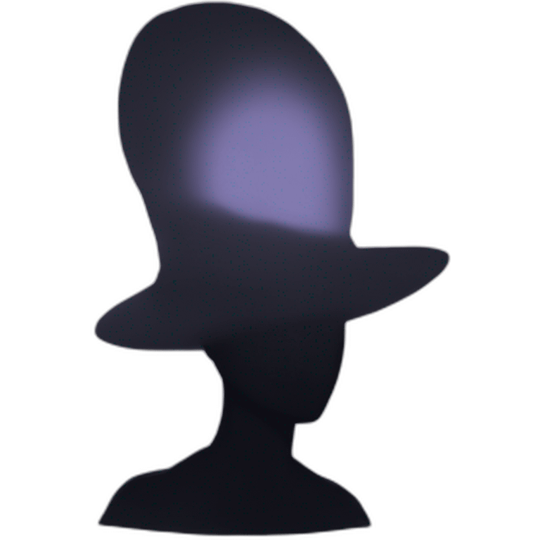 Shadow The Iminense in Shadow emoji