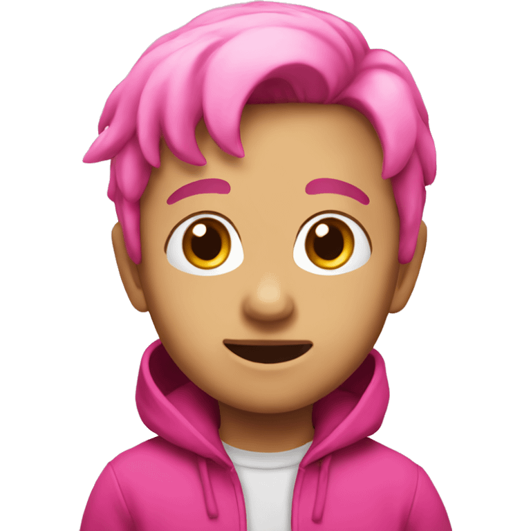 Pink raibi  emoji