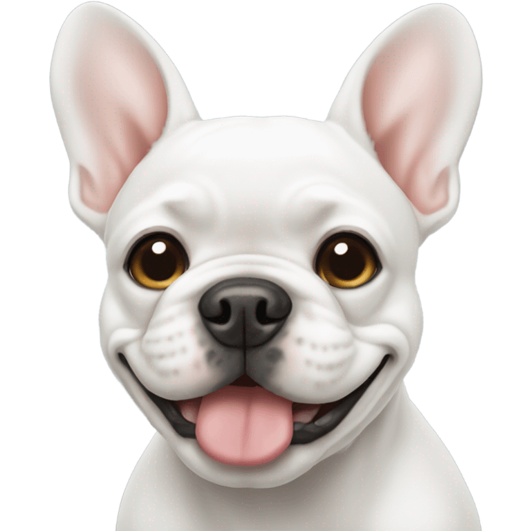 White Frenchie emoji