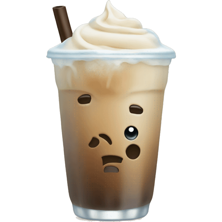 Iced Macha latte emoji