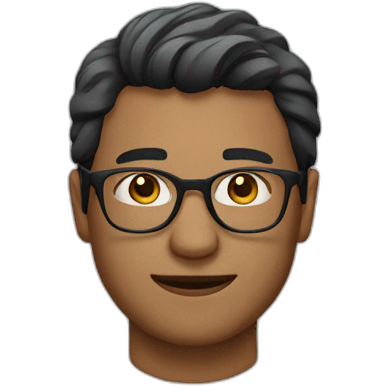 men with glasses emoji