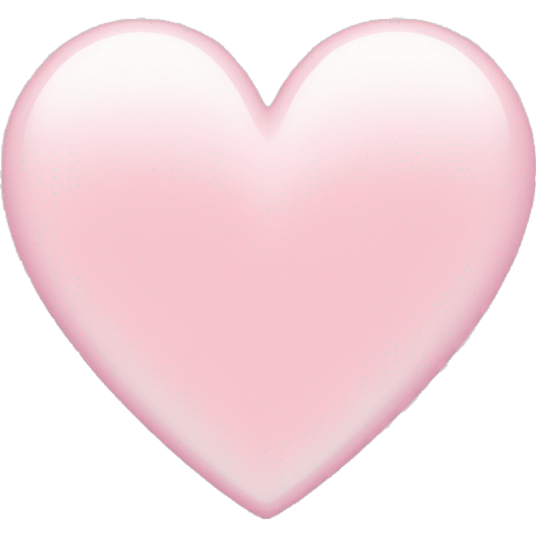 Pretty Light pink heart  emoji