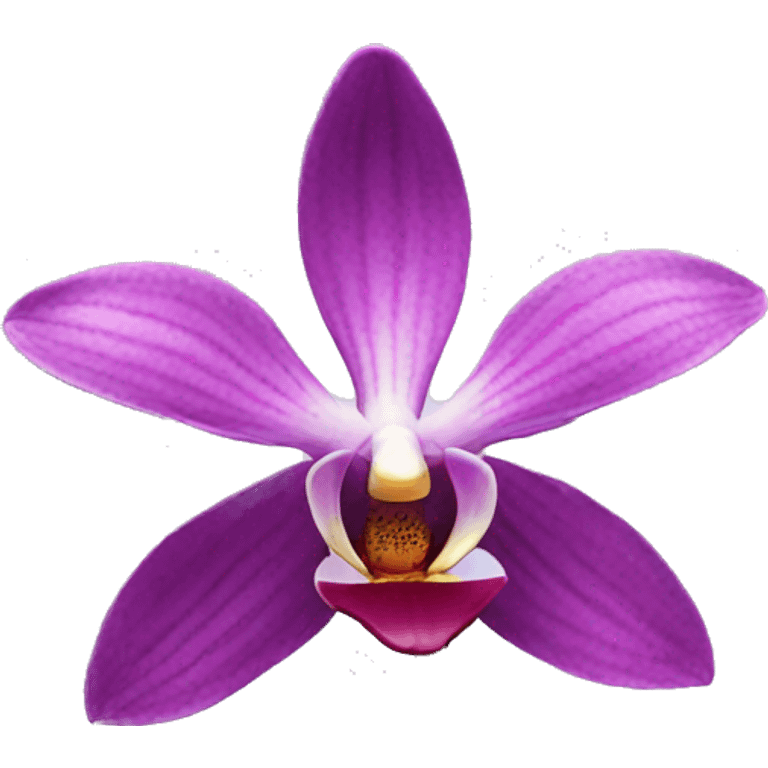 orchid flower emoji