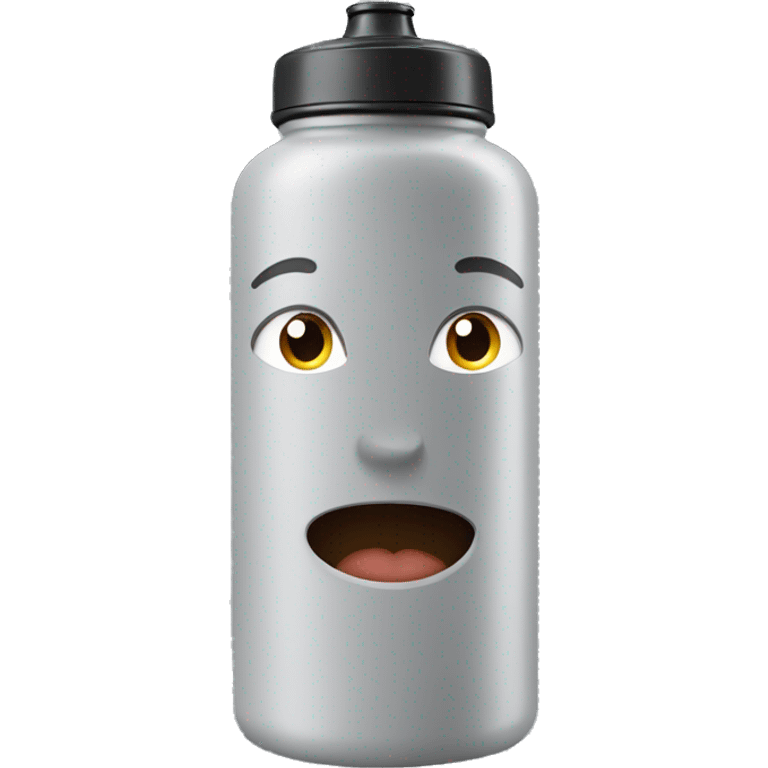 grey sports bottle emoji