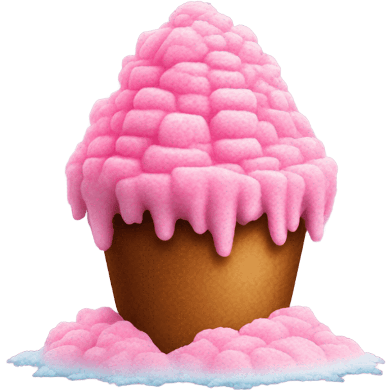 Pink shaved ice  emoji