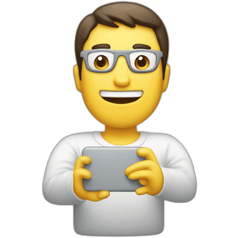 mobile in hand sms come emoji