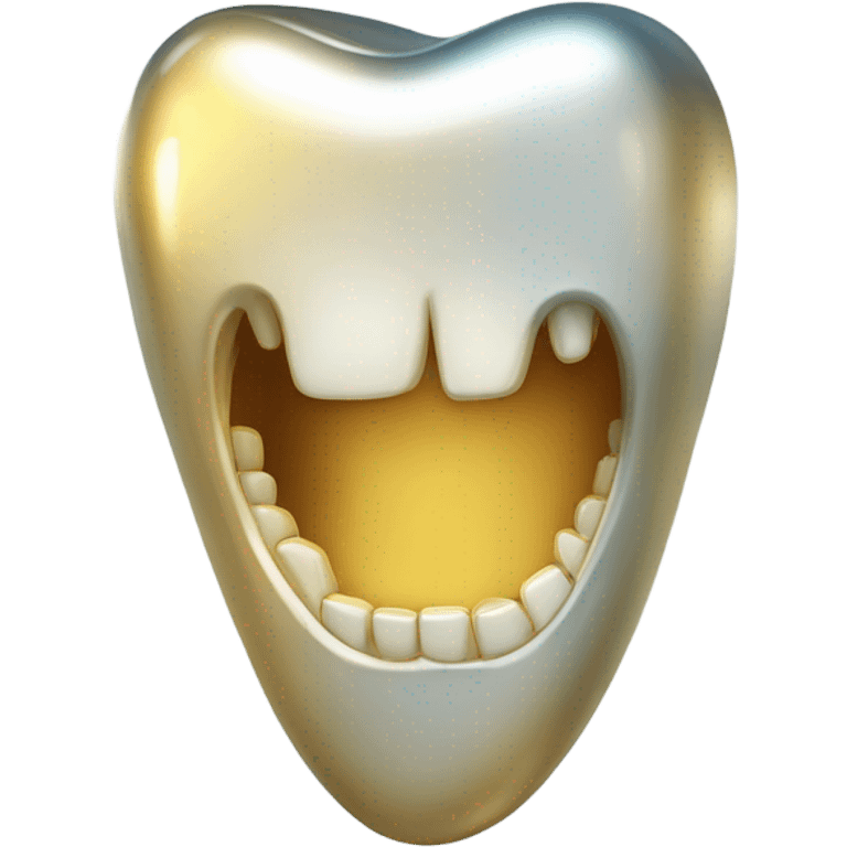 Golden tooth  emoji