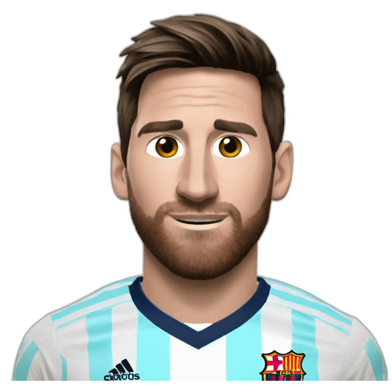 Caca sur sur messi emoji