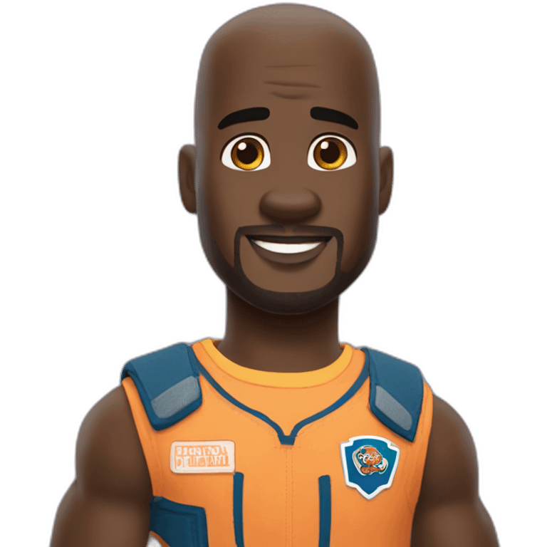 Shaquille O'Neal paw patrol emoji