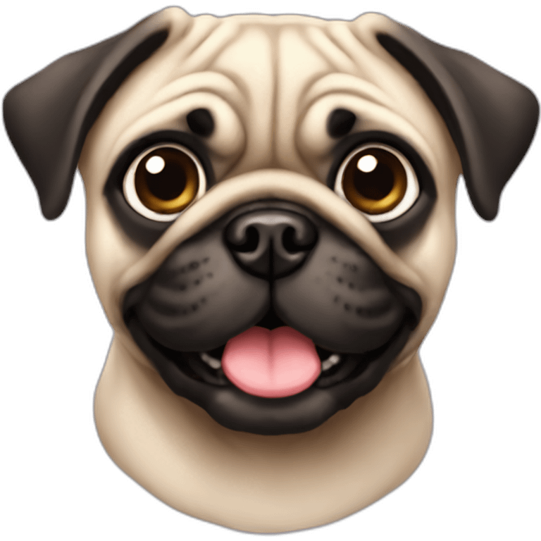 cute pug emoji