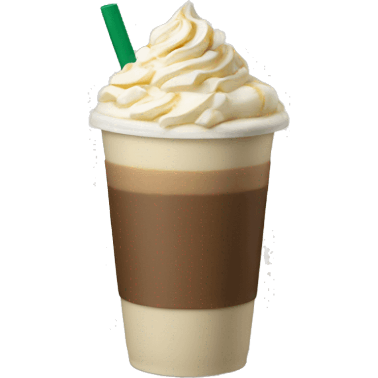 White chocolate mocha Starbucks coffee emoji