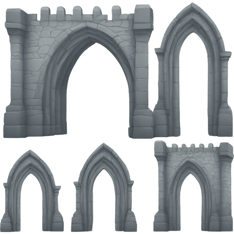 Gothic arch gate emoji