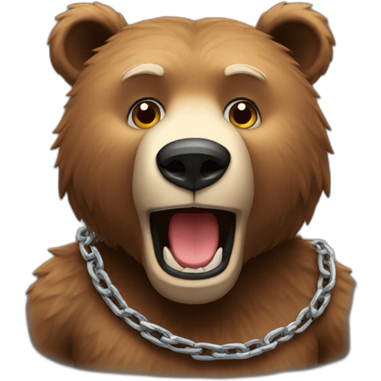 bear-chain emoji