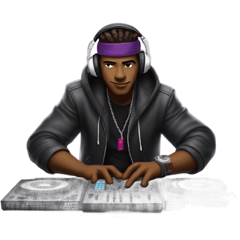 Gambit as a DJ emoji