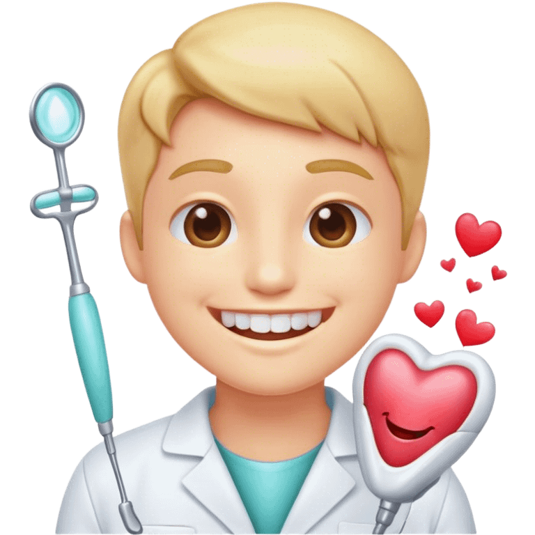 Dentist on Valentine’s Day  emoji