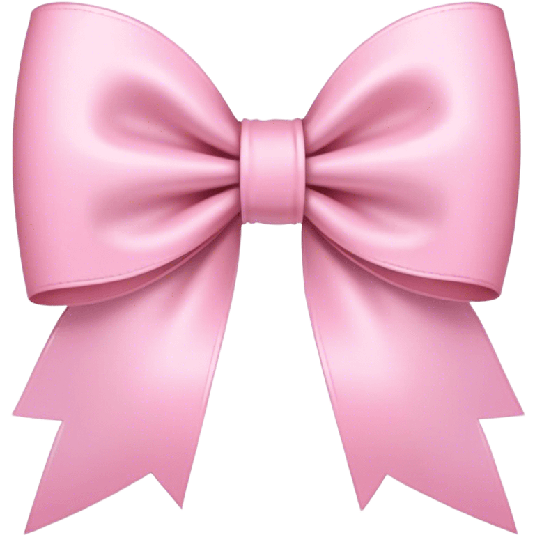 Light pink bows emoji