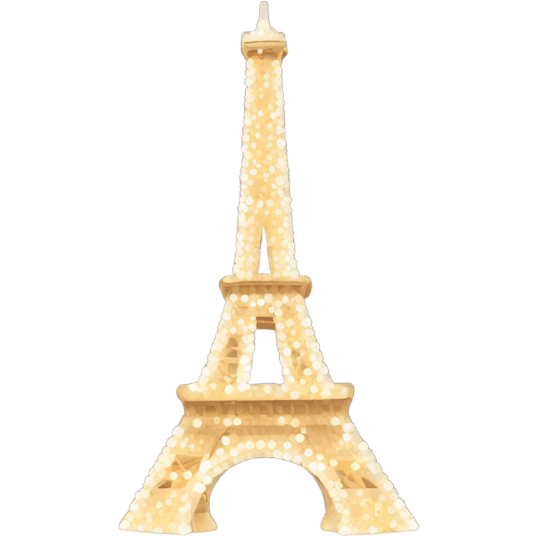 Eiffel tower with lights emoji