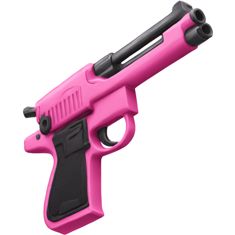 Pink gun emoji