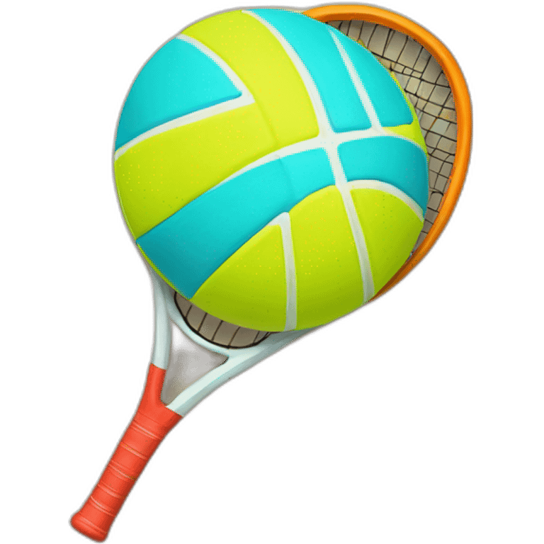 beach tennis emoji