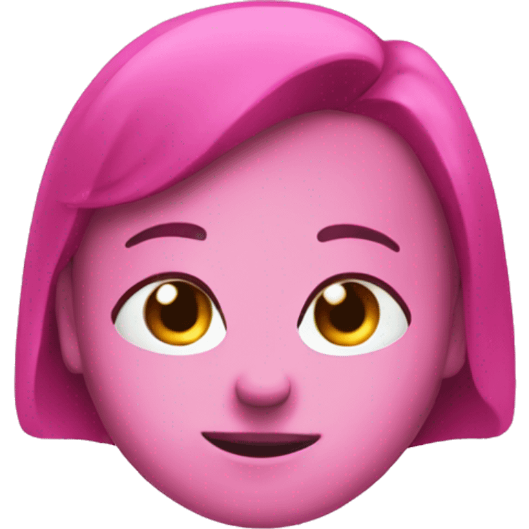 Netflix but pink emoji