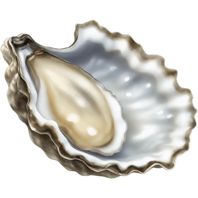 Wet oyster emoji