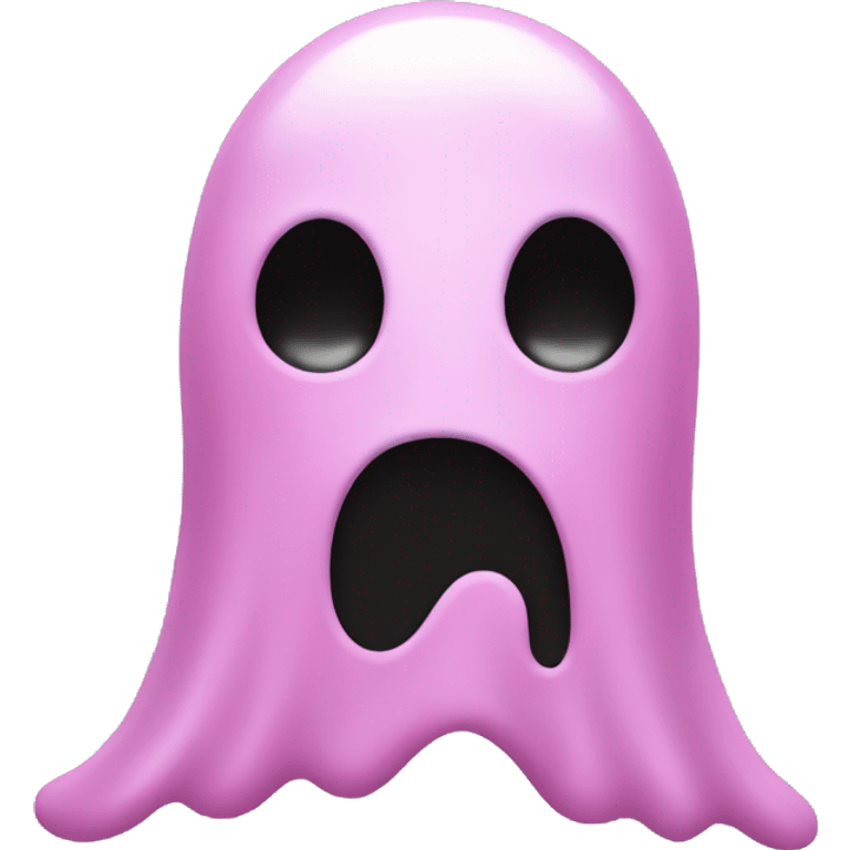 Pink ghost emoji