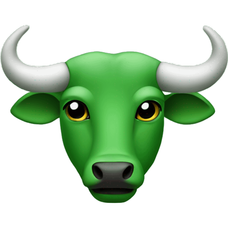 Green Taurus symbol  emoji