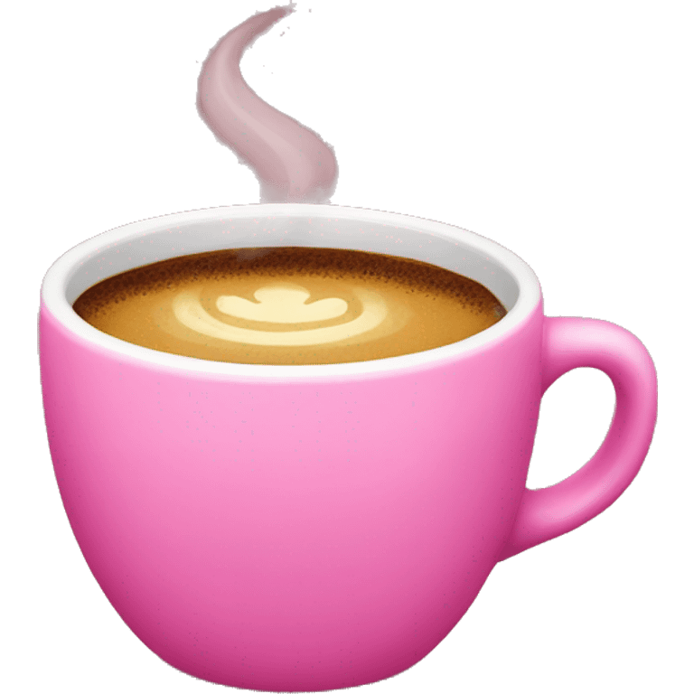 pink coffee cup emoji