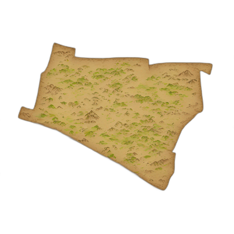 old paper map emoji