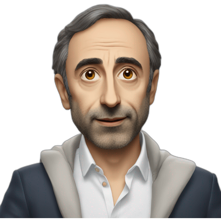 Éric zemmour avec un voile et une barbe emoji