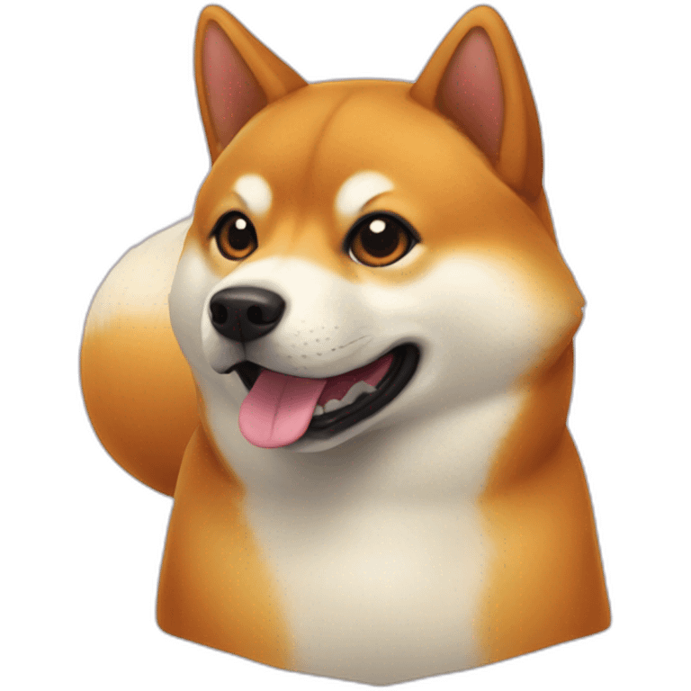 Shibainu orange emoji