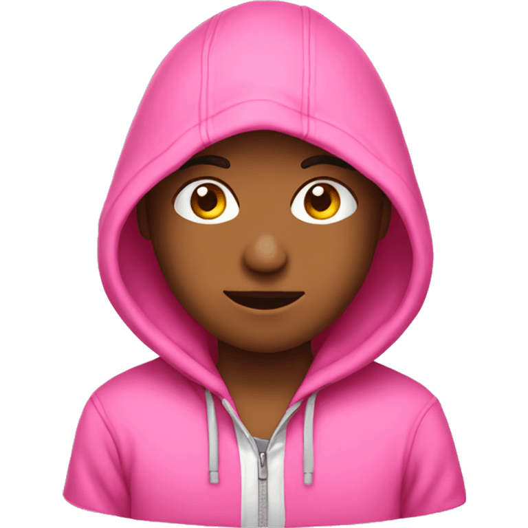 pink hoodie emoji