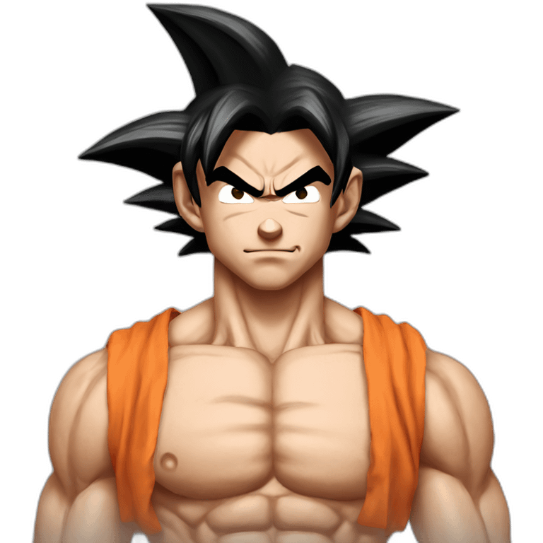 realistic goku doing the genkidama emoji