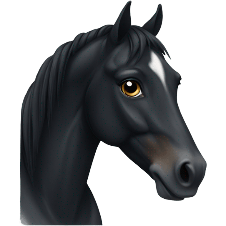 Black horse emoji