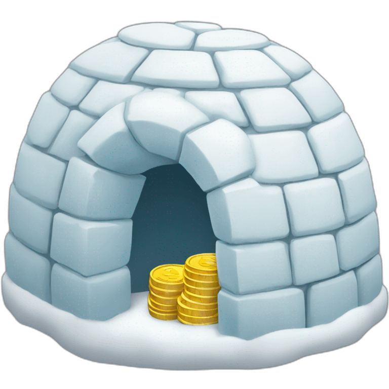 igloo money going in and out emoji